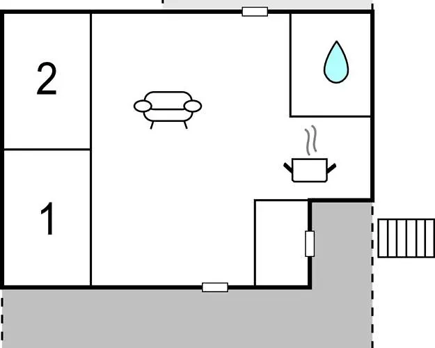 Two-bedroom In Бёркоп